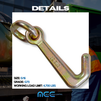 Load image into Gallery viewer, Mini J Towing Hook - Grade 70
