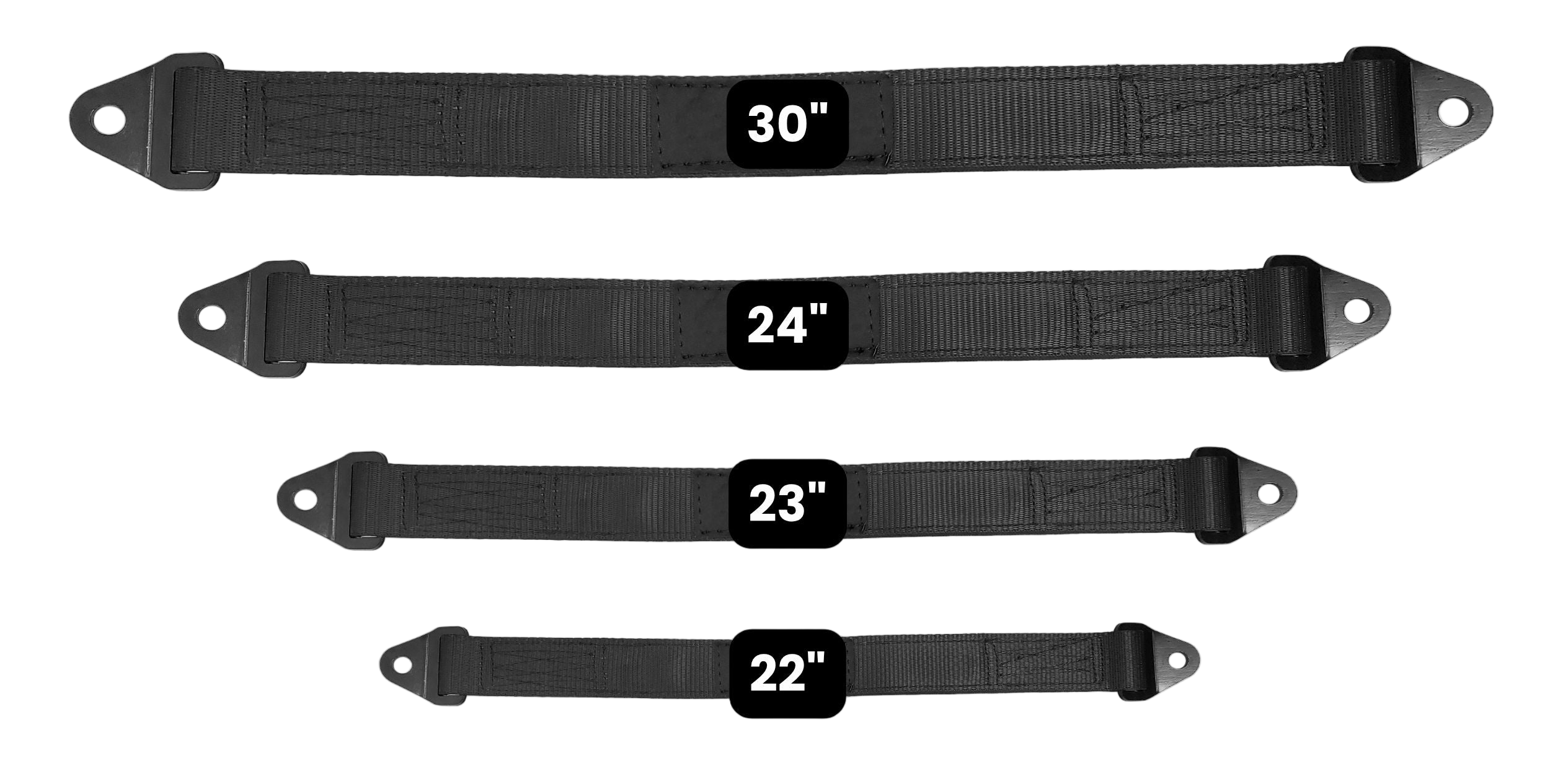 15 Inch Loading Strap Heavy Duty Limit Straps For Suspension – 15 Inch, Black, Sold As A Pair ...