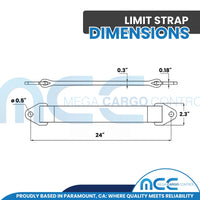 Load image into Gallery viewer, Shock Suspension Limit Straps (22&quot;, 23&quot;, 24&quot;, 30&quot;)
