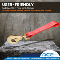 Load image into Gallery viewer, 2&quot; Twisted Snap Hook Tie down Fitting
