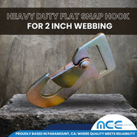 Load image into Gallery viewer, 2&quot; Flat Snap Hook, BS 5000 Lbs
