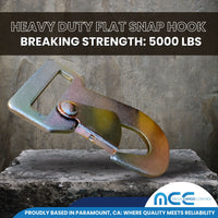 Load image into Gallery viewer, 2&quot; Flat Snap Hook, BS 5000 Lbs
