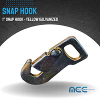 Load image into Gallery viewer, 1&quot; Snap Hook in Yellow Galvanized

