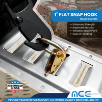 Load image into Gallery viewer, 1&quot; 3-Point Spare Tire Ratchet Y Straps
