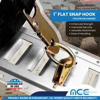 Load image into Gallery viewer, 1&quot; 3-Point Spare Tire Ratchet Y Straps
