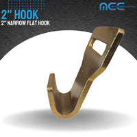 Load image into Gallery viewer, 2&quot; Narrow Flat, Plate Hook - 5,000 LBS. BS
