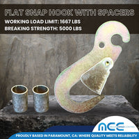 Load image into Gallery viewer, 2&quot; Flat Snap Hook w/ Spacers
