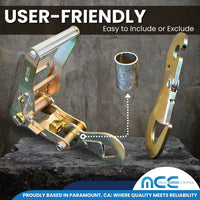 Load image into Gallery viewer, 2&quot; Flat Snap Hook w/ Spacers
