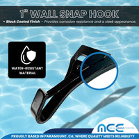 Load image into Gallery viewer, 1&quot;/25mm Wall Snap Hook
