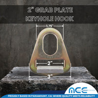 Load image into Gallery viewer, 2&quot; Grab Plate Keyhole Hook
