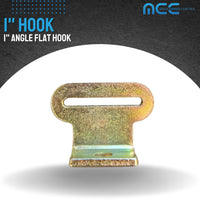 Load image into Gallery viewer, 1&quot; Narrow Flat Plate Hook - 750 lbs BS (Squared)

