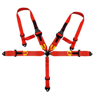 Load image into Gallery viewer, 5 Point Safety Harness Camlock 3＂Strap Seat Belt- Black coated
