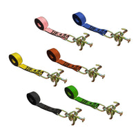 Load image into Gallery viewer, 2&quot; x  10&#39; RTJ Cluster Hook Auto Tie Down Straps
