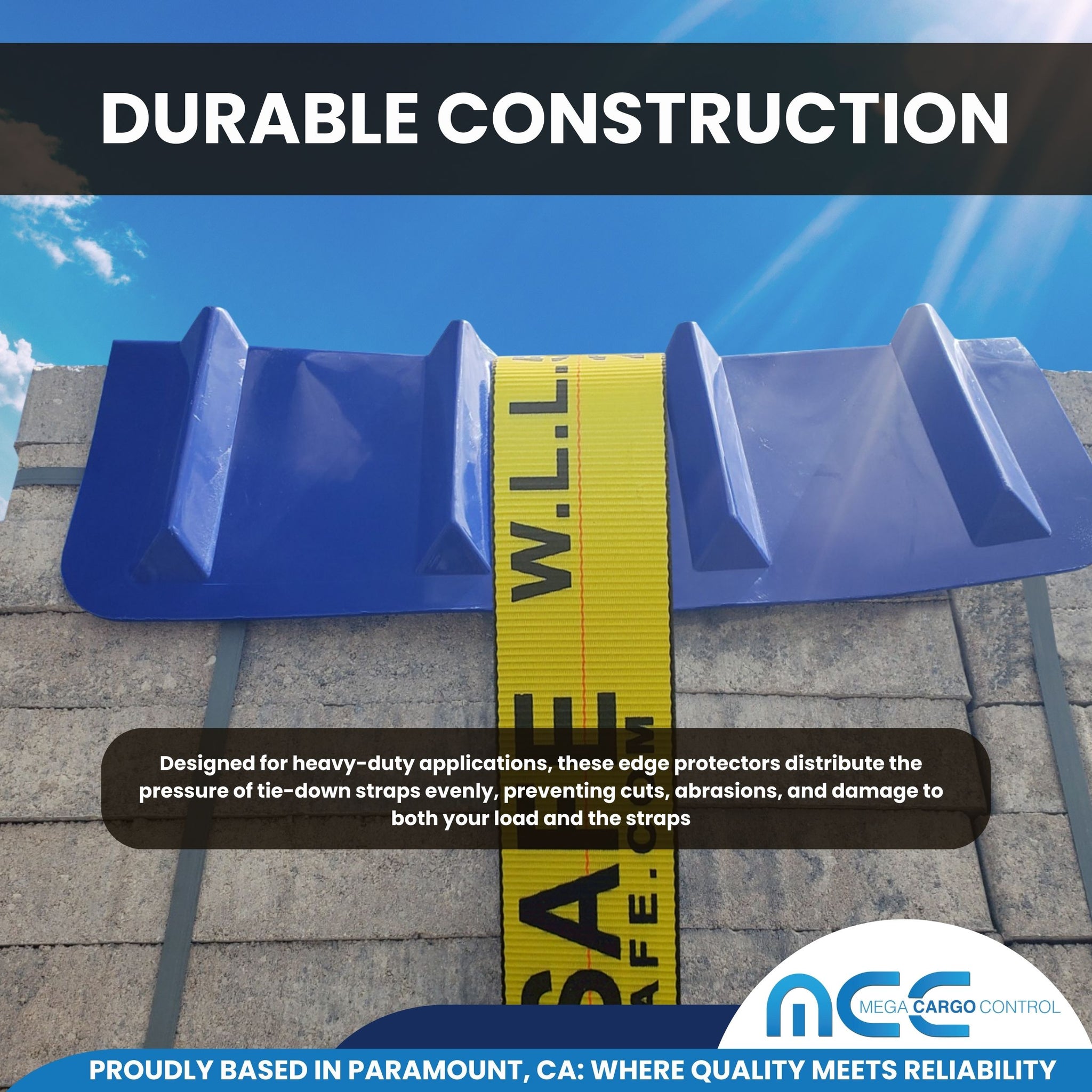 24 Pack 4 Flatbed Edge Protectors With Carrying Martinique
