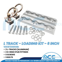 Load image into Gallery viewer, L Track Loading Kit Tie Down System - 2 Tracks + 2 Loading Rings
