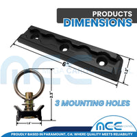 Load image into Gallery viewer, L Track Loading Kit Tie Down System - 2 Tracks + 2 Loading Rings
