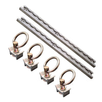Load image into Gallery viewer, L Track Loading Kit Tie Down System - 2 Tracks + 2 Loading Rings
