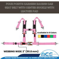 Load image into Gallery viewer, 2&quot; Racing Harness - 4 Point Safety Belt (Center Latch &amp; Link)
