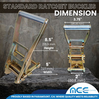 Load image into Gallery viewer, 2&quot; Ratchet Buckle Corrugated Grip
