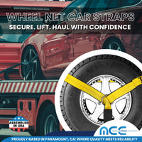 Load image into Gallery viewer, Side Mount Wheel Net With Ratchet Snap Hooks - 4 Pack
