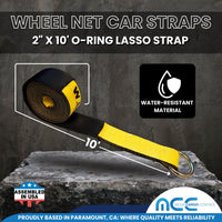 Load image into Gallery viewer, Side Mount Wheel Net With Ratchet Snap Hooks - 4 Pack
