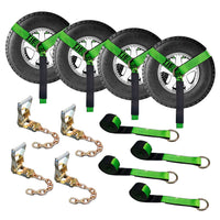 Load image into Gallery viewer, Side Mount Wheel Net With Ratchet and Chain Extensions - 4 Pack
