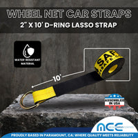 Load image into Gallery viewer, USA Side Mount Wheel Net With Ratchet Swivel J Hook - 4 Pack
