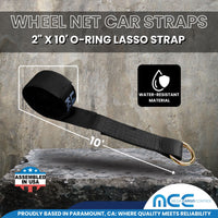 Load image into Gallery viewer, USA Side Mount Wheel Net With Ratchet Swivel J Hook - 4 Pack
