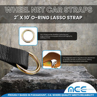 Load image into Gallery viewer, USA Side Mount Wheel Net With Ratchet Swivel J Hook - 4 Pack
