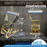 Load image into Gallery viewer, 2&quot; Ratchet Buckle Corrugated Grip
