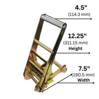 Load image into Gallery viewer, 3&quot; Standard Handle Ratchet Buckle
