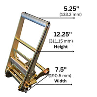 Load image into Gallery viewer, 4&quot; Standard Handle Ratchet Buckle
