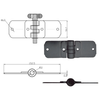 Load image into Gallery viewer, Todco Roll Up Door End Hinge
