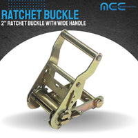 Load image into Gallery viewer, 2&quot; Ratchet Buckle With Wide Handle
