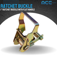 Load image into Gallery viewer, 1&quot; Ratchet Buckle With Flat Handle
