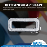 Load image into Gallery viewer, 2&quot; Rectangular Forged Loop Adjuster
