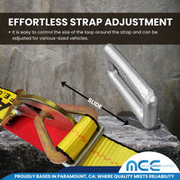 Load image into Gallery viewer, 2&quot; Rectangular Forged Loop Adjuster
