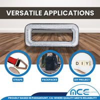 Load image into Gallery viewer, 2&quot; Rectangular Forged Loop Adjuster
