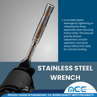 Load image into Gallery viewer, 2&quot; Rachet Belt Adjuster W/ Wrench
