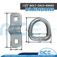 Load image into Gallery viewer, Bolt On Lashing D-Ring w/ Cap
