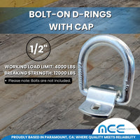 Load image into Gallery viewer, Bolt On Lashing D-Ring w/ Cap

