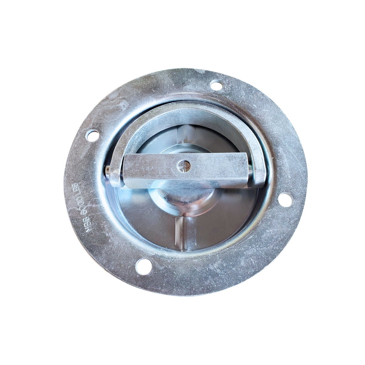 Rotating Recessed Floor Mount D Rings - Zinc-Plated