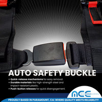 Load image into Gallery viewer, 2&quot; Racing Harness - 4 Point Safety Belt (Push-Release Button)
