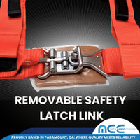 Load image into Gallery viewer, 2&quot; Racing Harness - 4 Point Safety Belt (Center Latch &amp; Link)
