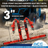 Load image into Gallery viewer, 3&quot; 4-Point Safety Harness (Center Latch &amp; Link)
