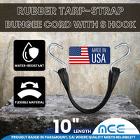 Load image into Gallery viewer, USA Rubber Tarp-Strap Bungee Cord with S Hooks
