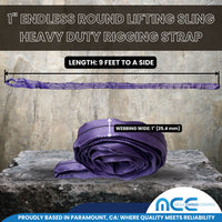 Load image into Gallery viewer, 1&quot; Endless Round Lifting Sling Rigging Wrecker Recovery 2600 lbs

