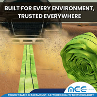 Load image into Gallery viewer, 2&quot; Endless Round Lifting Sling Rigging Wrecker Recovery 5300 lbs
