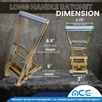 Load image into Gallery viewer, 2&quot; Utility Endless Ratchet Tie Down Strap (Long Handle Ratchet)
