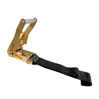 Load image into Gallery viewer, USA 2&quot; Tie Down Ratchet Replacement Short Fixed End Strap w/ Flat Hook

